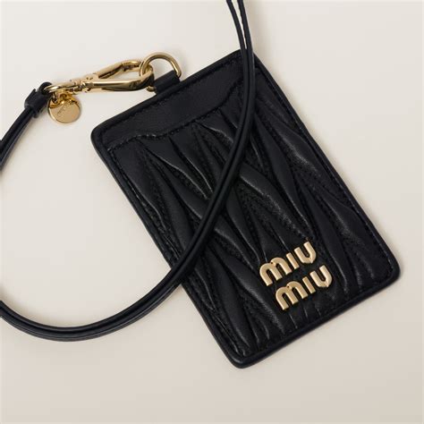 miu miu flamingo card holder|Miu Miu Badge.